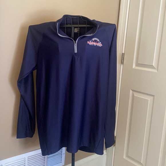 SALE $10! Baseball Hall of Fame Member quarter zip shirt - Picture 1 of 5